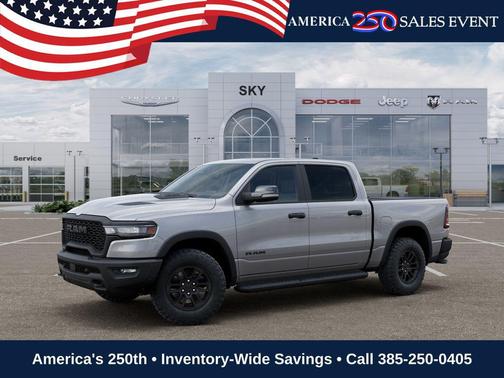 Billet Silver Metallic Clearcoat 2026 RAM 1500 Rebel