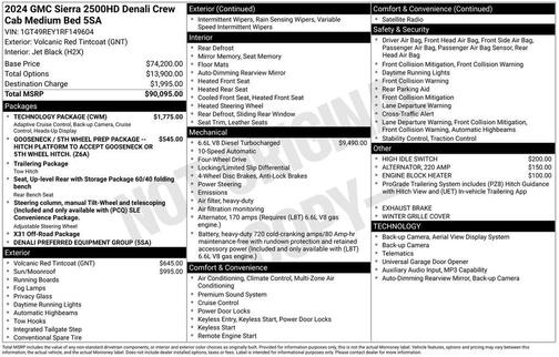 2024 GMC Sierra 2500 Denali