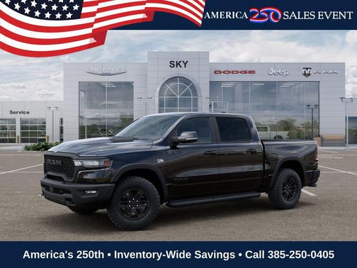 Diamond Black Crystal Pearlcoat 2026 RAM 1500 Rebel