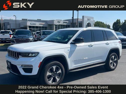 Bright White Clearcoat 2022 Jeep Grand Cherokee 4xe Base