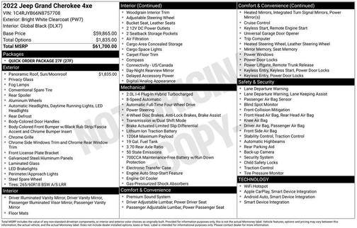 2022 Jeep Grand Cherokee 4xe Base