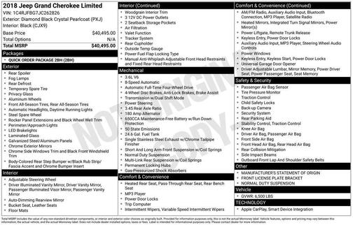 2018 Jeep Grand Cherokee Limited