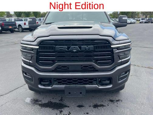 Granite Crystal Metallic Clearcoat 2025 RAM 3500 Laramie Mega Cab 4x4 6'4' Box