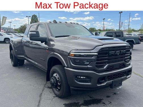 Granite Crystal Metallic Clearcoat 2025 RAM 3500 Laramie Mega Cab 4x4 6'4' Box