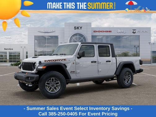 Bright White Clearcoat 2026 Jeep Gladiator Mojave 4x4