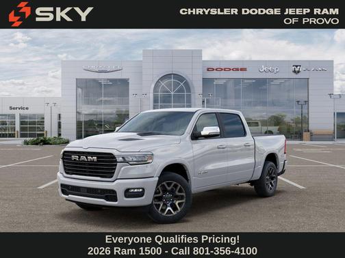 Bright White Clearcoat 2026 RAM 1500 Laramie