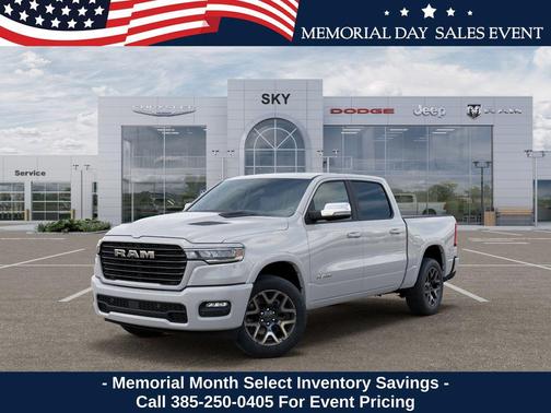 Bright White Clearcoat 2026 RAM 1500 Laramie
