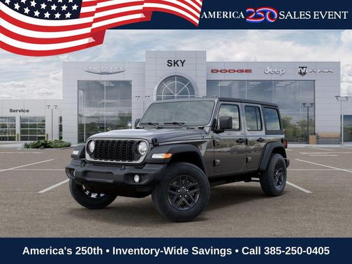 Granite Crystal Metallic Clearcoat 2026 Jeep Wrangler Sport