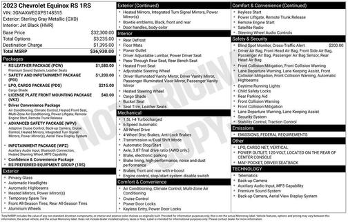 2023 Chevrolet Equinox AWD RS