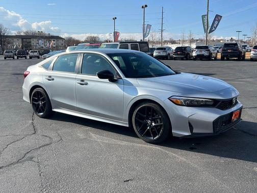 Solar Silver Metallic 2025 Honda Civic Sport