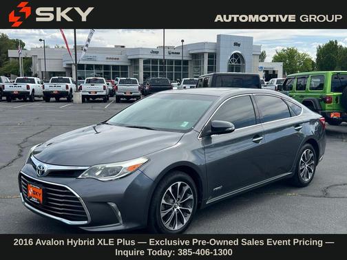 Magnetic Gray Metallic 2016 Toyota Avalon Hybrid XLE Plus
