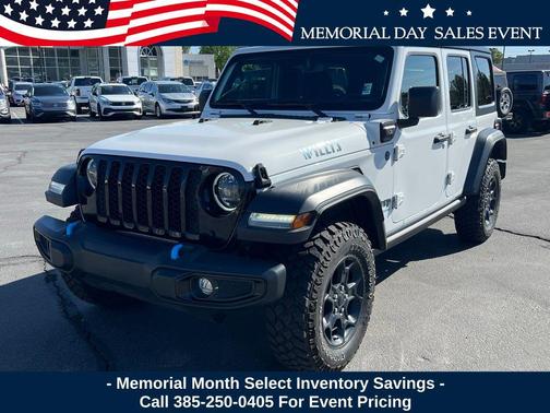 Bright White Clearcoat 2023 Jeep Wrangler 4xe Base