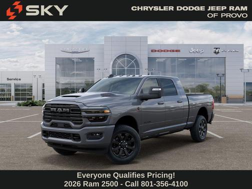 Ceramic Gray Clearcoat 2026 RAM 2500 Laramie Mega Cab 4x4 6'4' Box