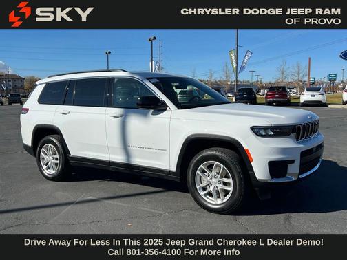 Bright White Clearcoat 2025 Jeep Grand Cherokee L Laredo