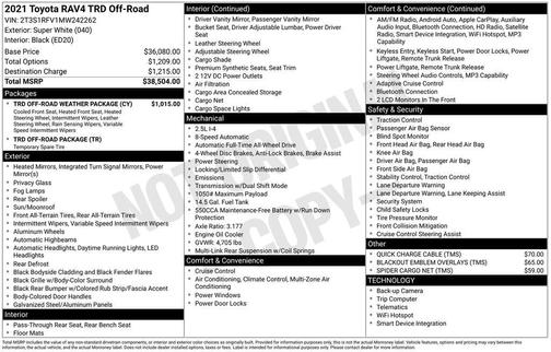 2021 Toyota RAV4 TRD Off-Road