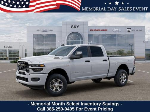 Bright White Clearcoat 2026 RAM 2500 Big Horn