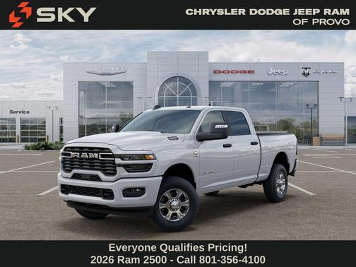 Bright White Clearcoat 2026 RAM 2500 Big Horn