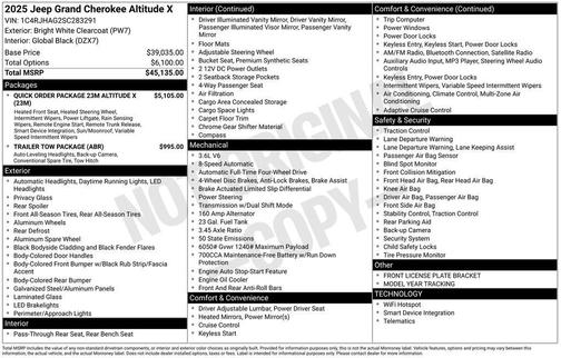 2025 Jeep Grand Cherokee Altitude