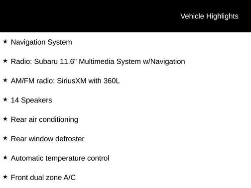 2025 Subaru Ascent Bronze Edition 7-Passenger