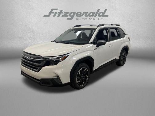 Crystal White Pearl 2026 Subaru Forester Hybrid Limited
