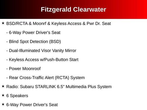 Crystal White Pearl 2023 Subaru Impreza Premium