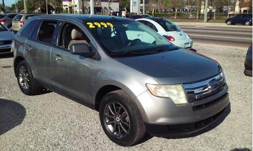 Silver 2008 Ford Edge SEL