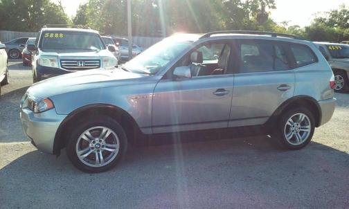 Silver 2006 BMW X3 3.0i SUV