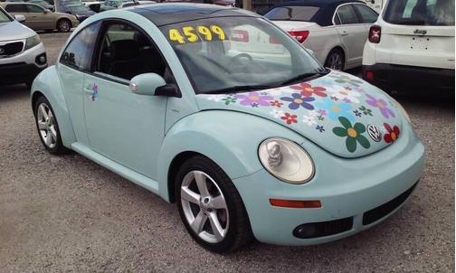 Blue 2010 Volkswagen New Beetle Base