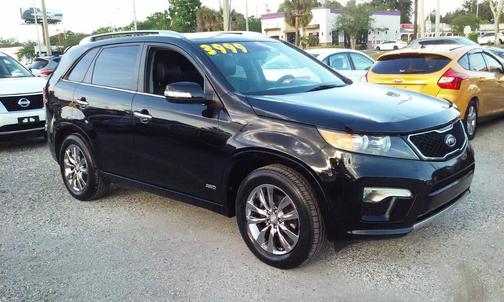 Black 2012 Kia Sorento SX