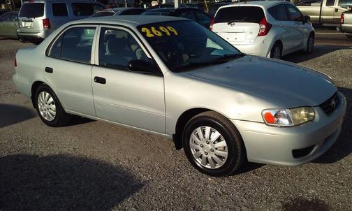 Silver 2002 Toyota Corolla CE