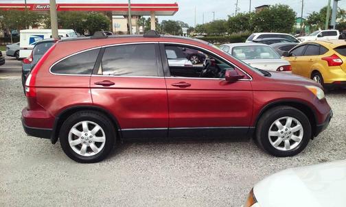 Burgundy 2008 Honda CR-V EX-L