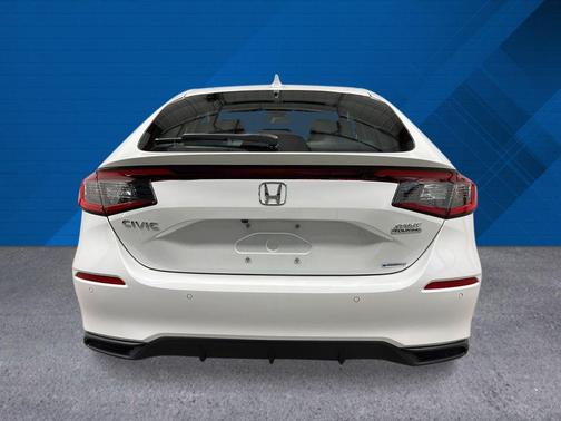 Platinum White Pearl 2026 Honda Civic Hybrid Sport Touring