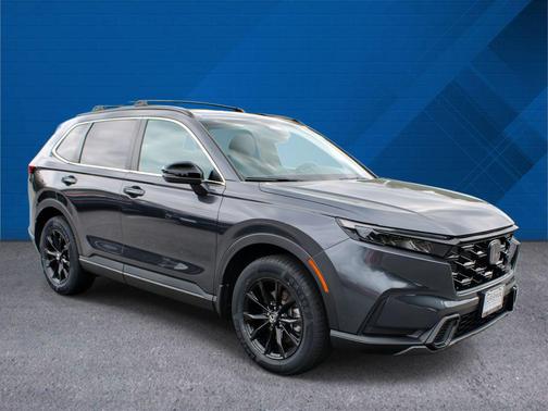 Gray 2024 Honda CR-V Hybrid Sport AWD