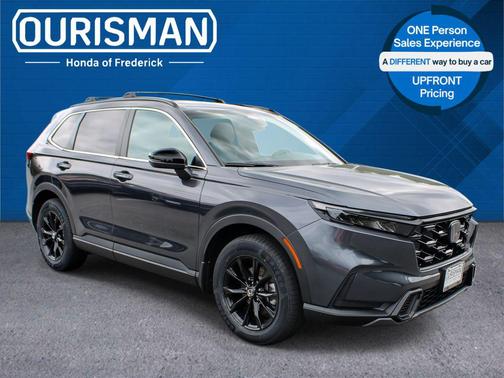 Gray 2024 Honda CR-V Hybrid Sport AWD