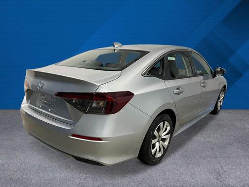 Solar Silver Metallic 2026 Honda Civic LX