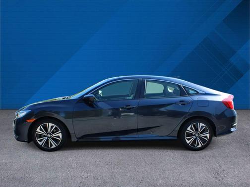 Blue 2018 Honda Civic EX-L
