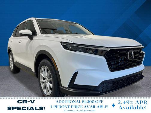 Platinum White Pearl 2026 Honda CR-V EX AWD