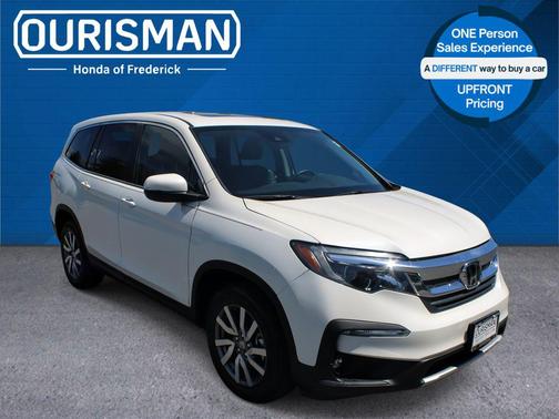 White Diamond Pearl 2019 Honda Pilot EX-L