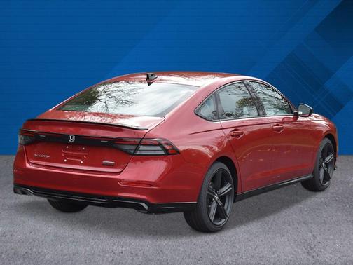 Radiant Red Metallic 2026 Honda Accord Hybrid Sport-L