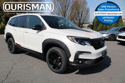 Platinum White Pearl 2022 Honda Pilot AWD TrailSport