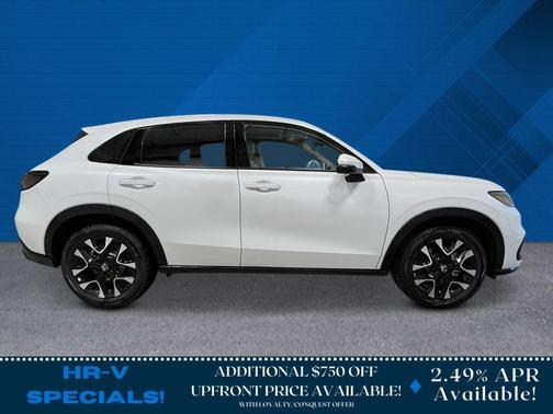 Platinum White Pearl 2026 Honda HR-V EX-L