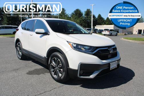 Platinum White Pearl 2021 Honda CR-V AWD EX-L
