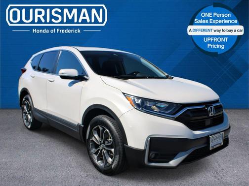 Platinum White Pearl 2021 Honda CR-V AWD EX-L
