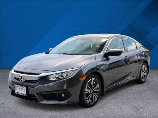Modern Steel Metallic 2018 Honda Civic EX-L