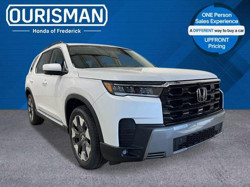 Platinum White Pearl 2026 Honda Pilot Elite