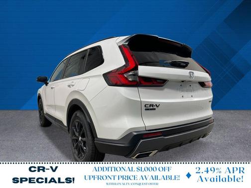 Platinum White Pearl 2026 Honda CR-V Hybrid Sport AWD