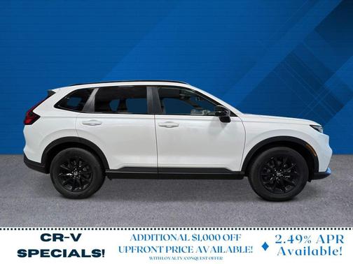 Platinum White Pearl 2026 Honda CR-V Hybrid Sport AWD