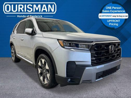 Solar Silver Metallic 2026 Honda Pilot Elite