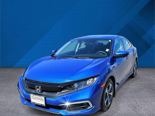 Light Blue 2021 Honda Civic LX