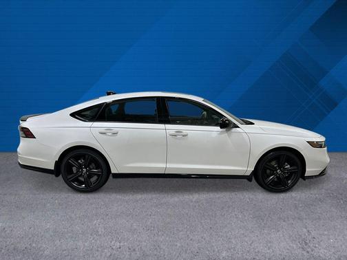 Platinum White Pearl 2026 Honda Accord Hybrid Sport-L